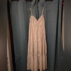 Lena Cream Lace Maxi Dress